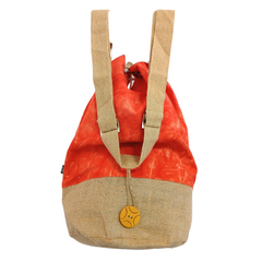 All Natural Backpack - Orange Stonewash - Namaste Hand product image 2