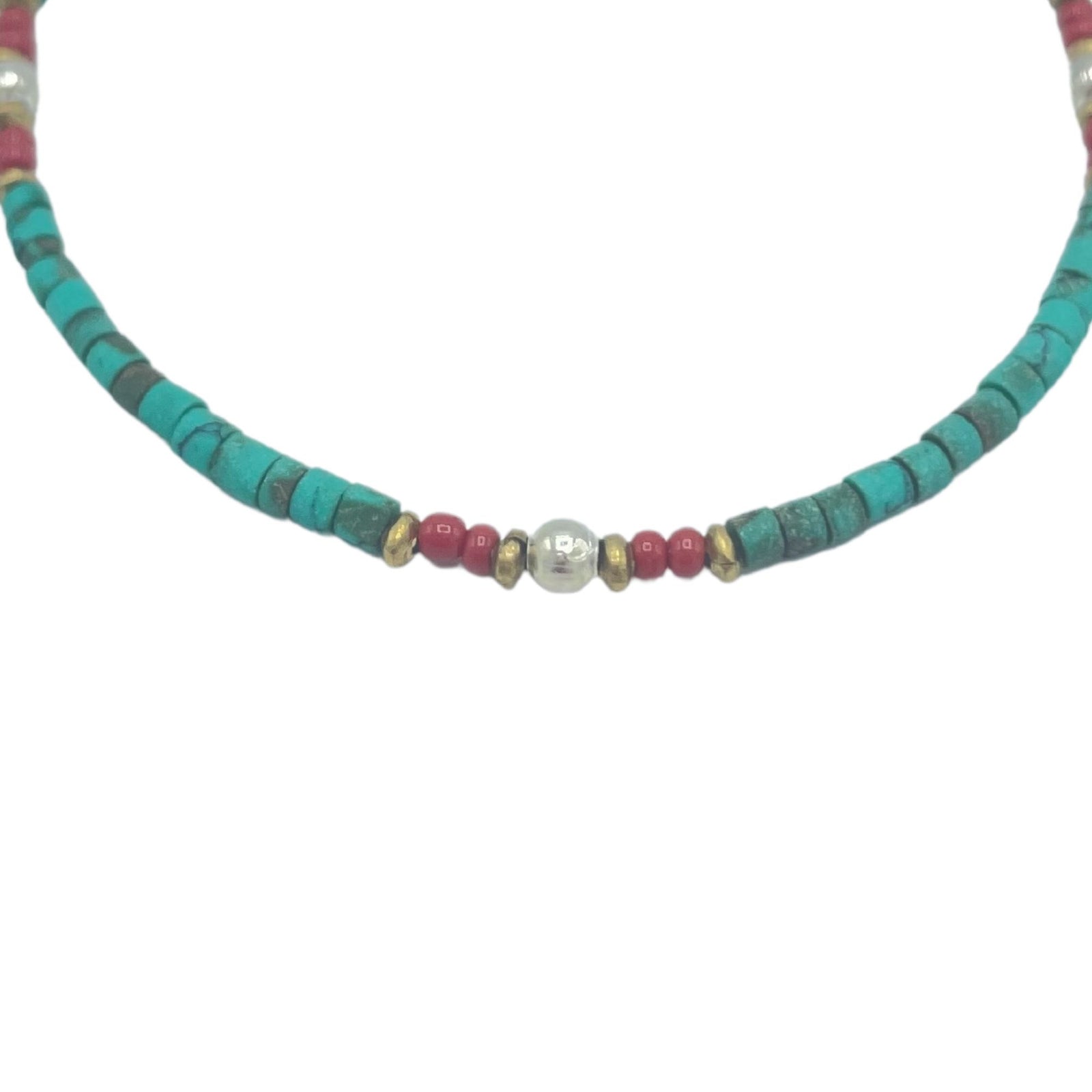 Nepalese Extra Fine Gem Bracelet - Turquoise Beads product image