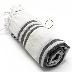 Hamman Spa Towel - Charcoal - 90x170cm product image 7