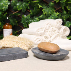 Grey Soapstone Soap Dish 10x12cm- Classic Oval product image 6