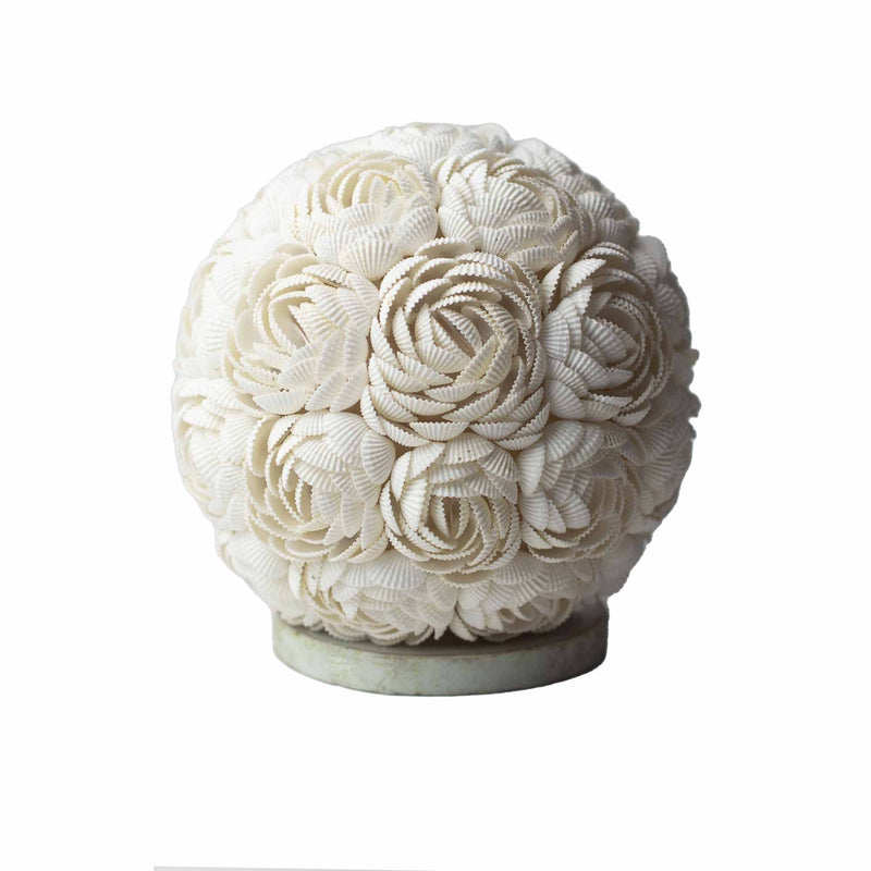 Boho Sea Shell Lamp - Rose Globe - 15cm product image