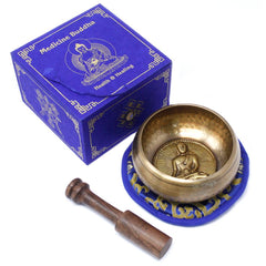 Medicine Buddha Singing Bowl Set 10cm (min 500gm) product image 8