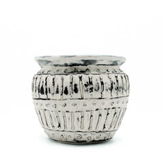 Greek Clay Plant Pot - Cream 12cm product image