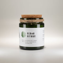 Greenman Woodwick Soy Candle - Cedar Citrus product image 2