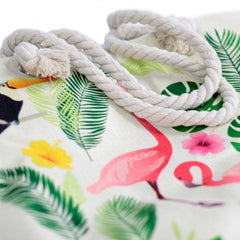 Rope Handle Bag - Flamingo & More product image 6
