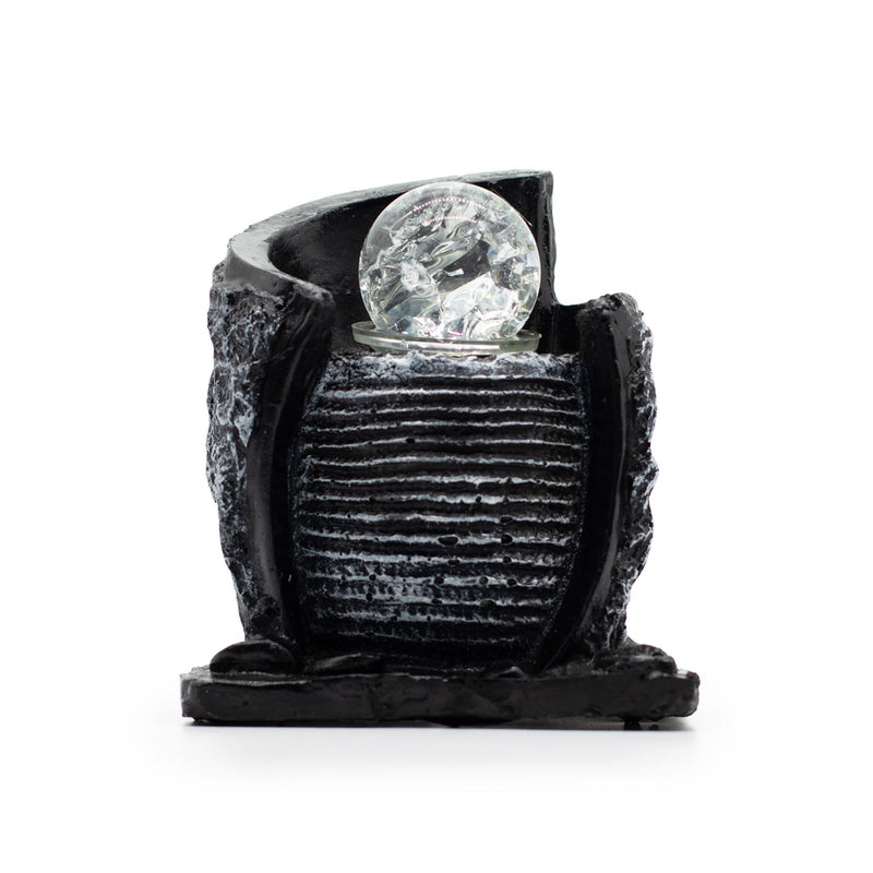 Tabletop Water Feature -15x13x20cm - Water Pot & Crystal Ball product image