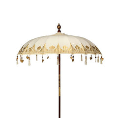 Bali Patio Parasol - Canvas - Natural Decor - 2m product image
