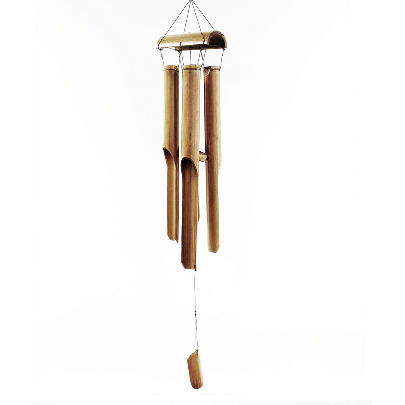 Bamboo Windchime - Natural finish - 4 Large Tubes product image