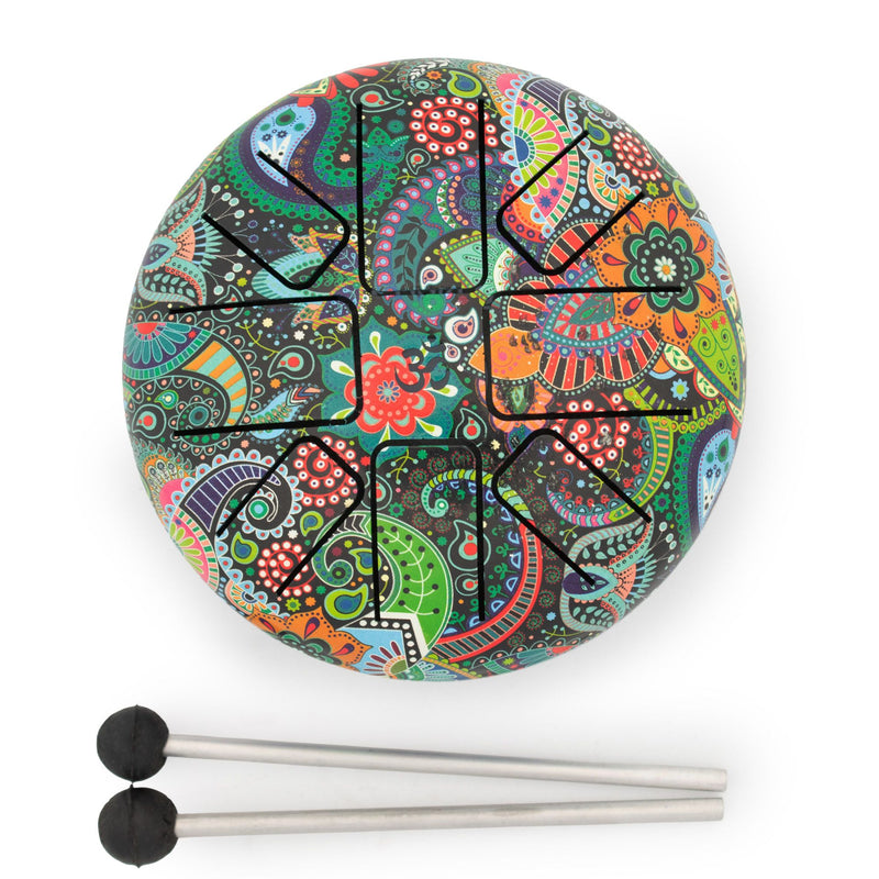 Low Med Hapi Drum Mandela Leaf- 14x7cm product image