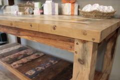 A&C 2.2m Standard Table with top shelf product image 4