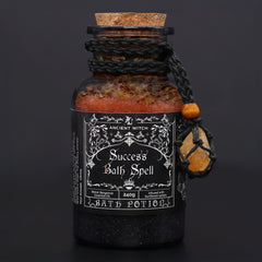 Ancient Witch Bath Spell Potion & Citrine Crystal Amulet - Success product image 8