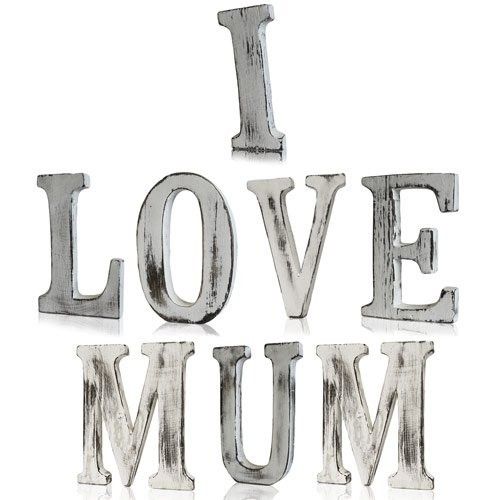 Shabby Chic Letters - I LOVE MUM (8) product image