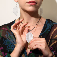 Necklace - Bravery Leaf - Silver product image