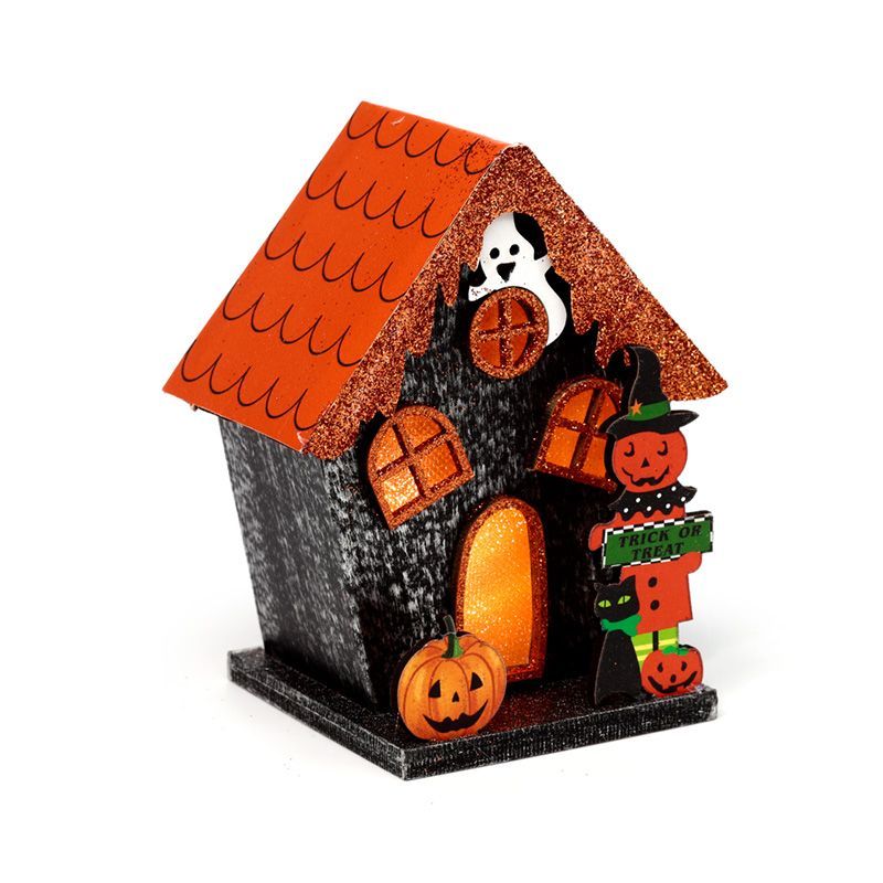 Trick or Treat Pumpkin House Halloween LED Decoration product image 2