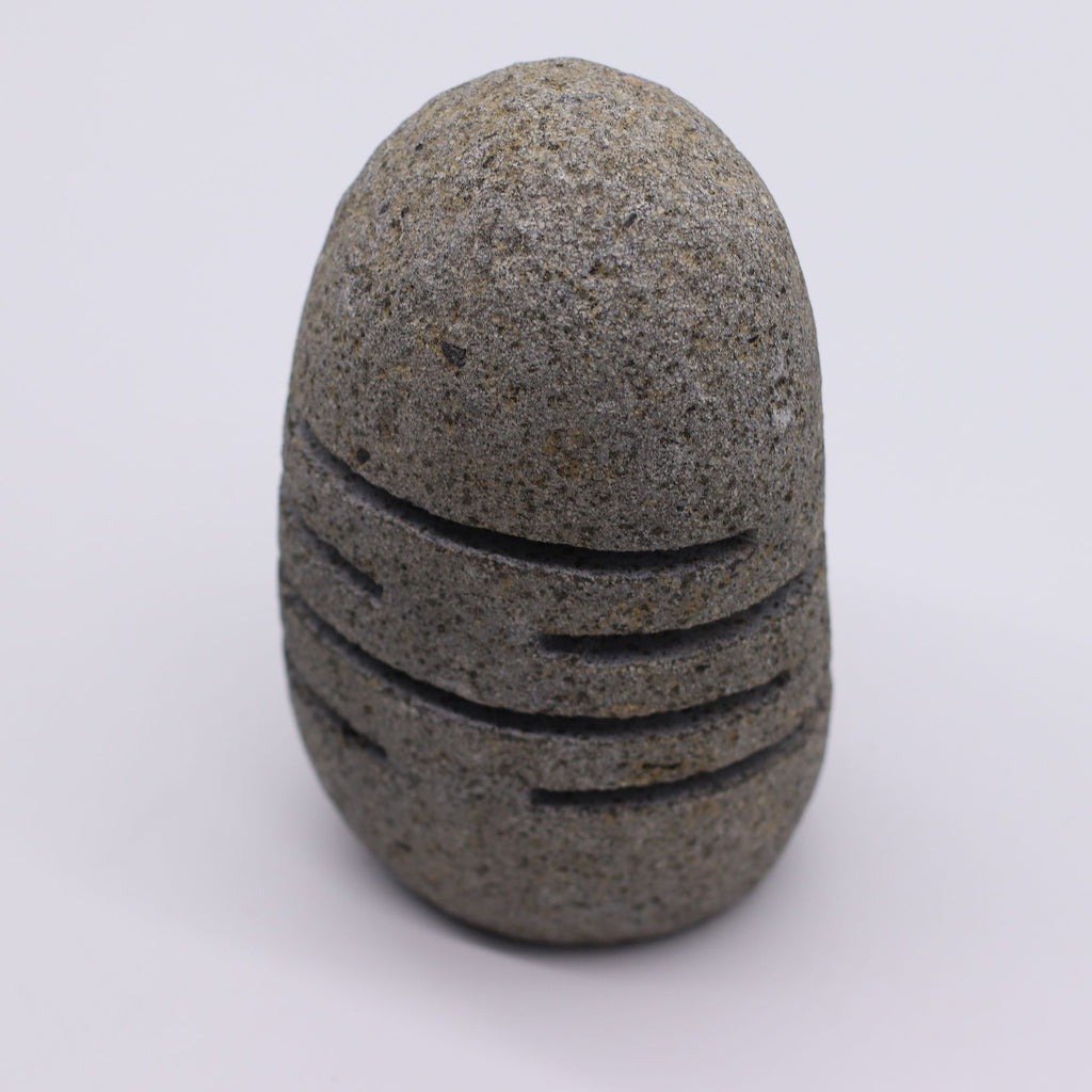 Natural Riverstone Candle Holder - Standing Stone Cut product image 2