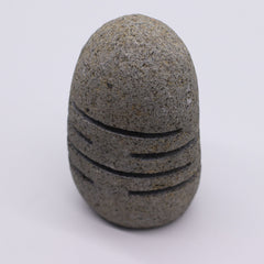 Natural Riverstone Candle Holder - Standing Stone Cut product image 2