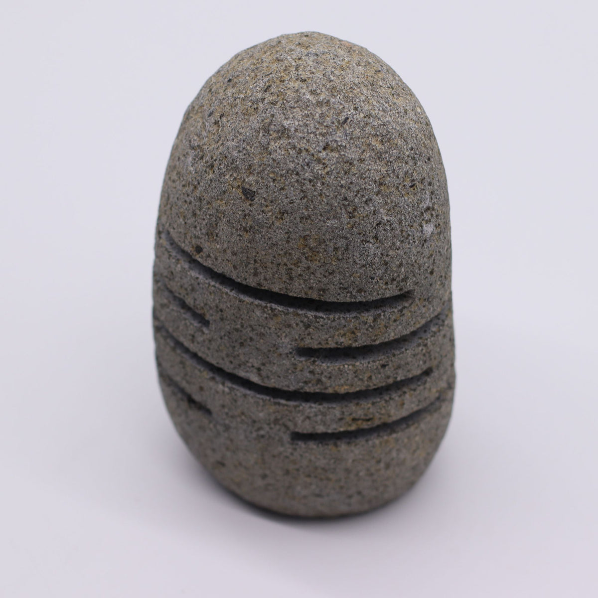 Natural Riverstone Candle Holder - Standing Stone Cut product image 2