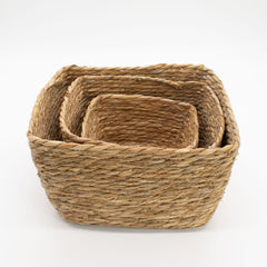 Seagrass Square Baskets - Natural - Set of 3 product image 2