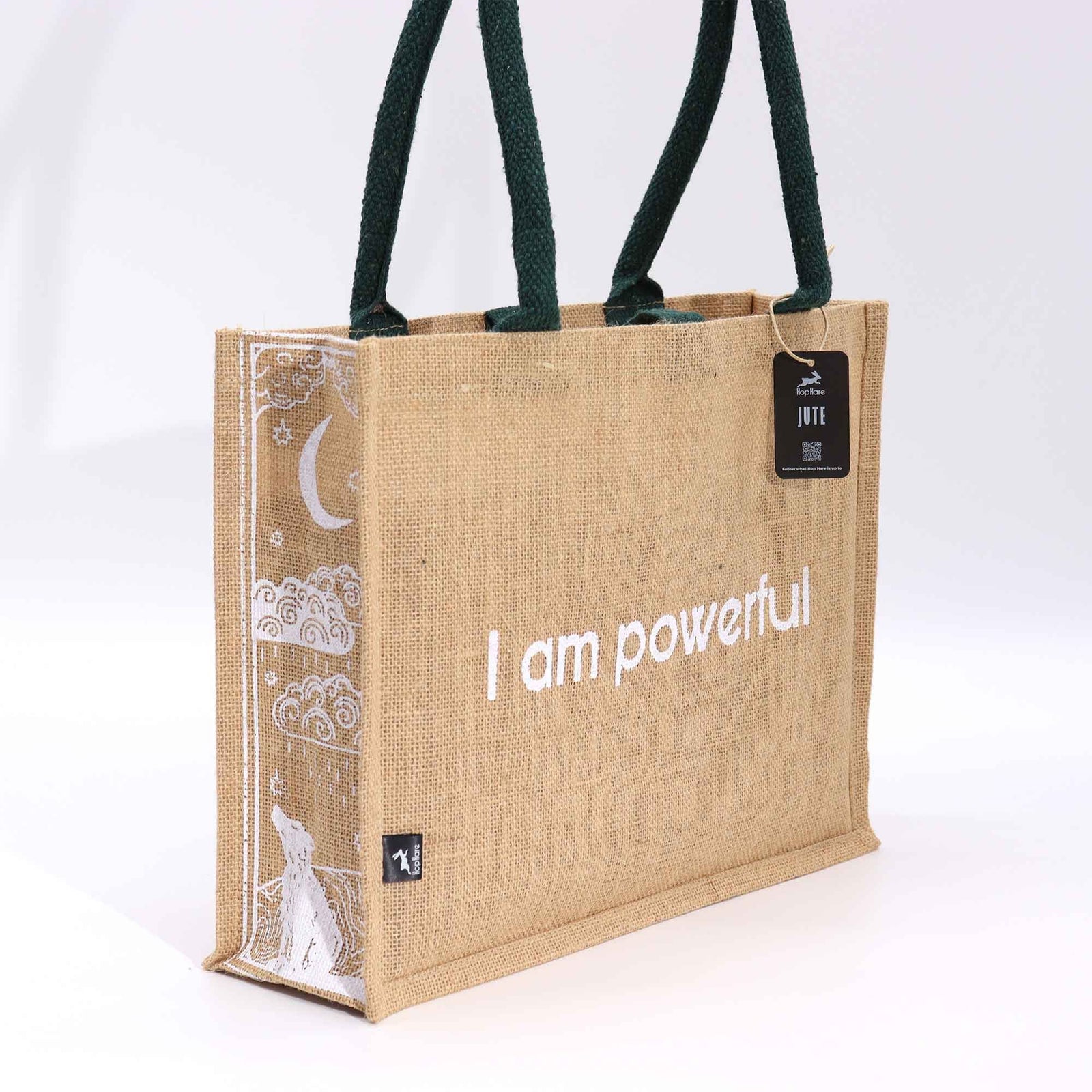 Hop Hare Jute Big Bag - I am Powerful product image