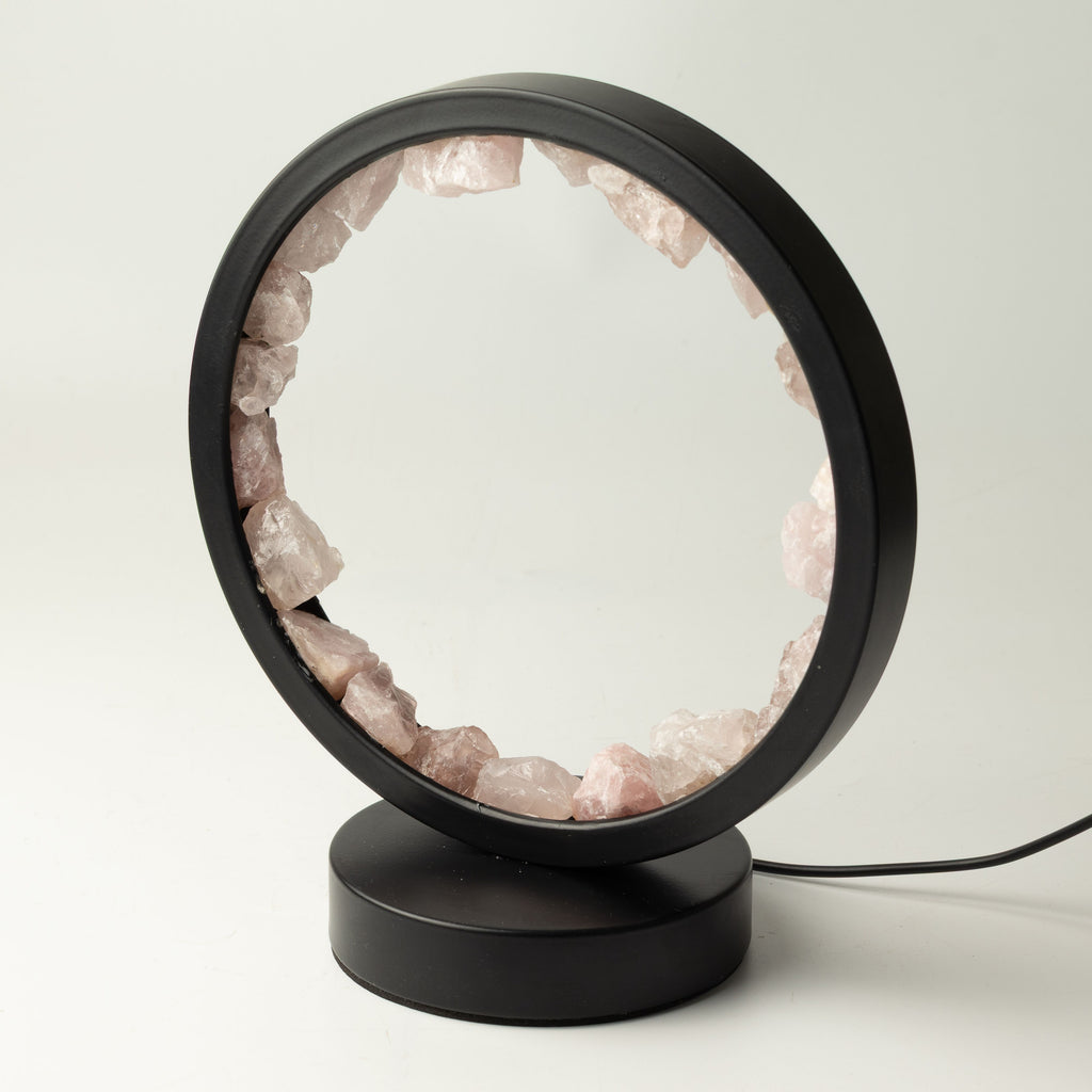 Gemstone Halo Lamp - Zen Body - Rose Quartz – product view 3