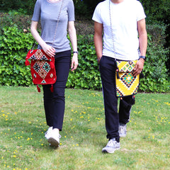 Yellow Kilim Messenger Festival Bag product image 7