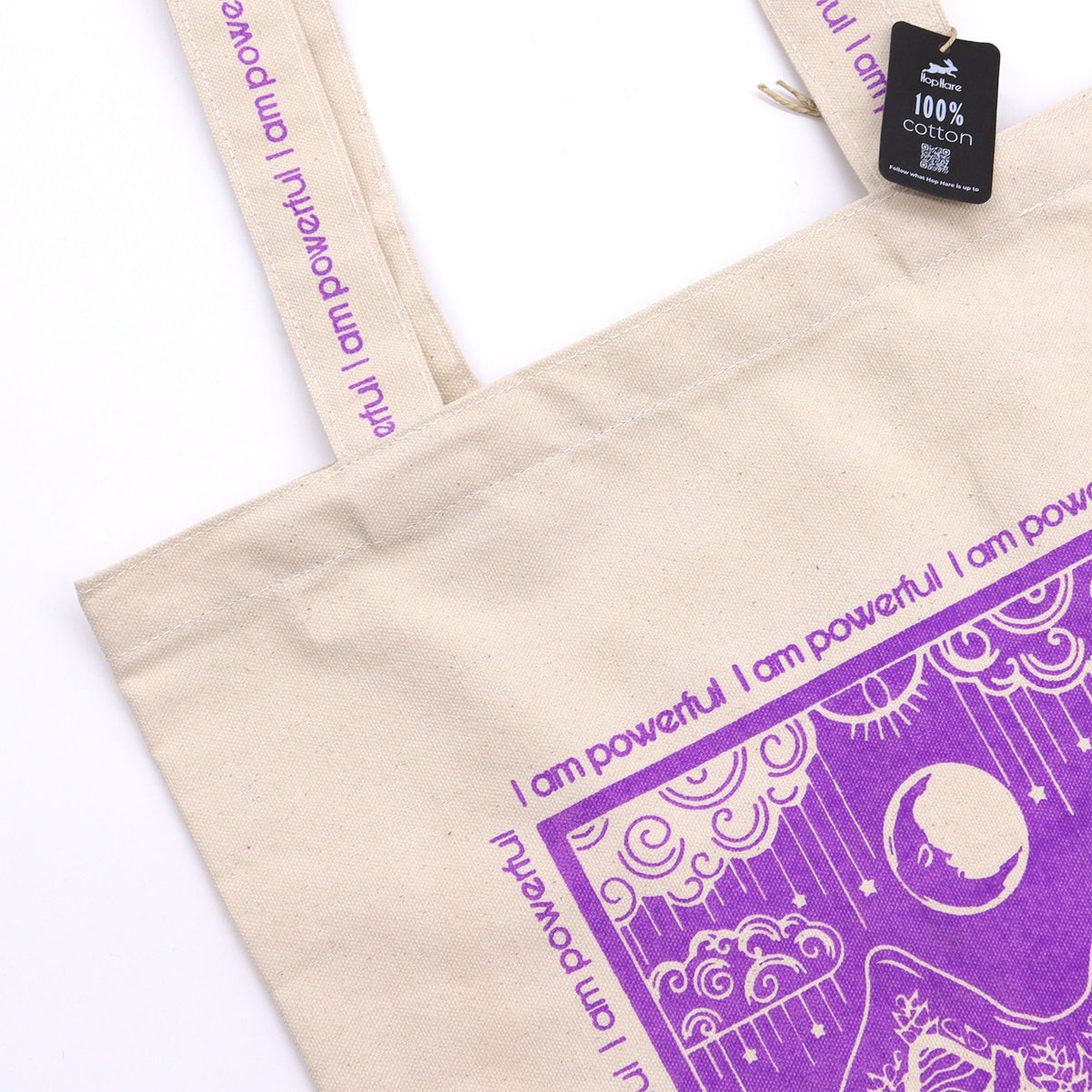 Hop Hare Tote Bag - I am Powerful product image 2