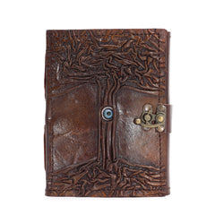 Black Tan Book - Evil Eye Decor - 160 Deckle Edges Pages - 17x12.5cm product image 3