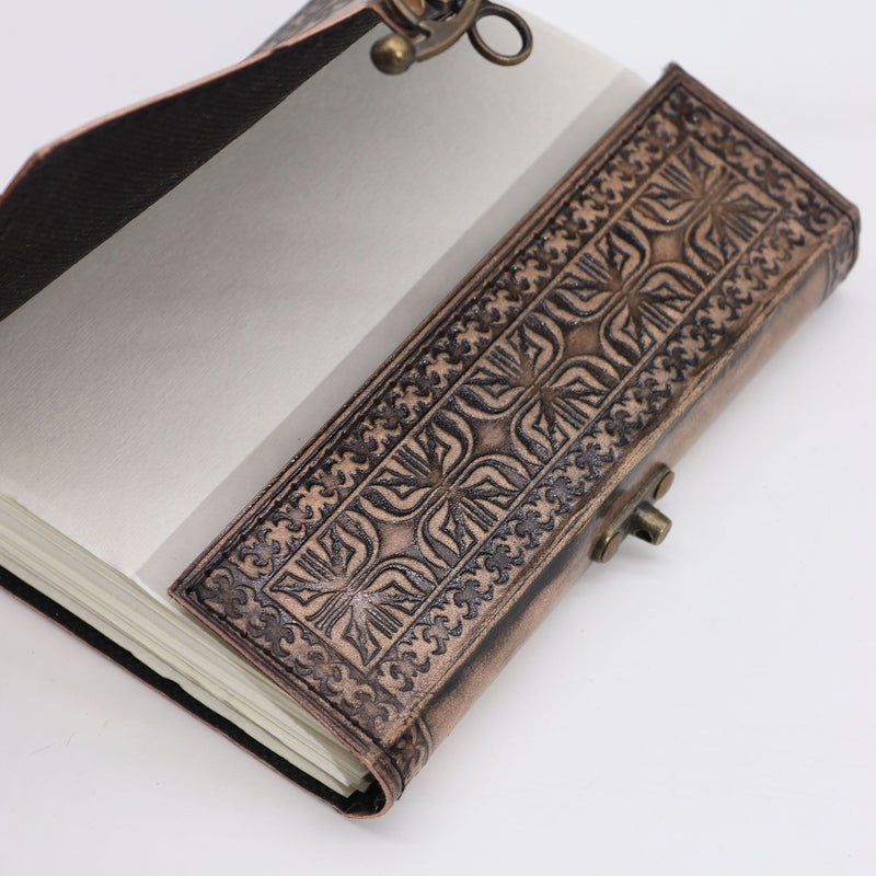 Lotus Madala - Esoteric Notebook - Antique Grey - 200 pages Stich Edge- 17.5x12.5x3cm product image