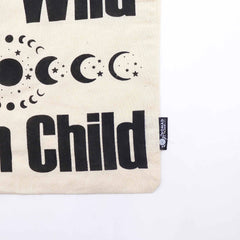 Iconic Basic Tote Bag - Stay Wild, Moon Child - Natural 4oz product image 3