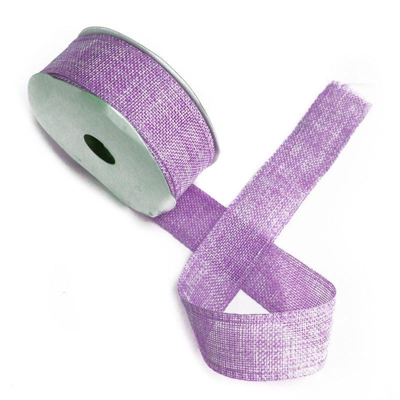 Natural Texture Ribbon 38mm x 20m - Lavender product image