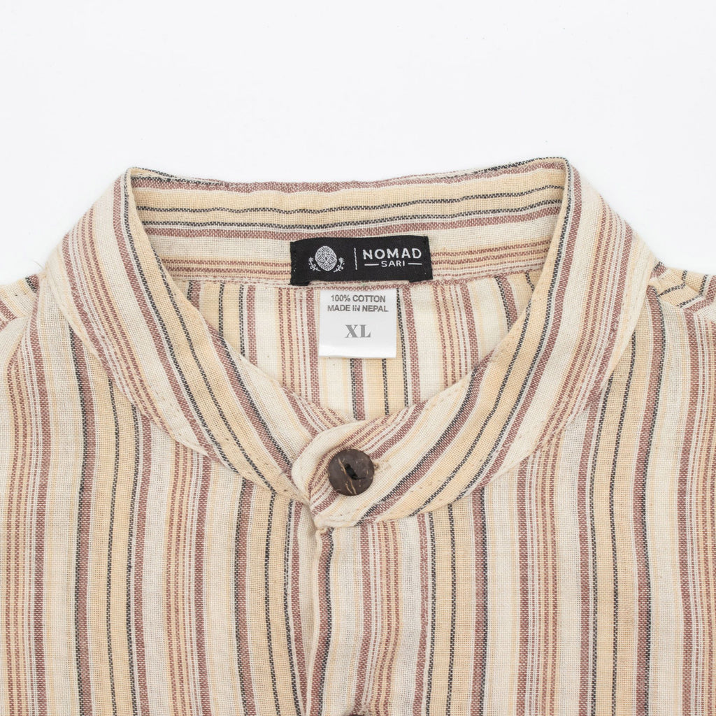 Nomad Sari Grandad Shirt - Brown Beige - XL product image 6