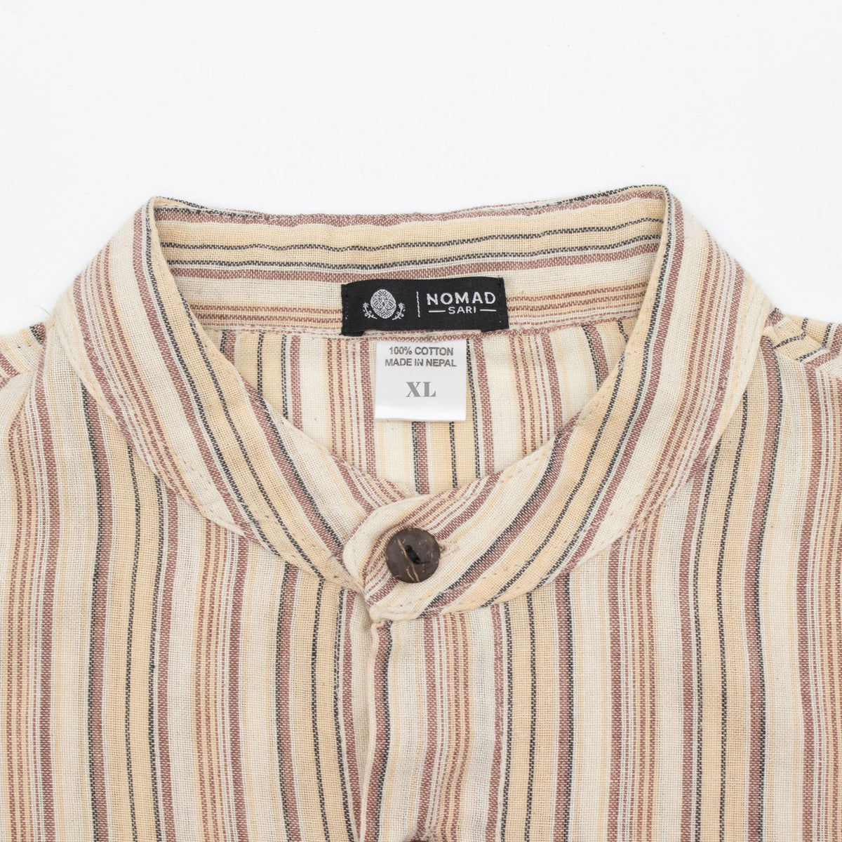 Nomad Sari Grandad Shirt - Brown Beige - XL product image 6