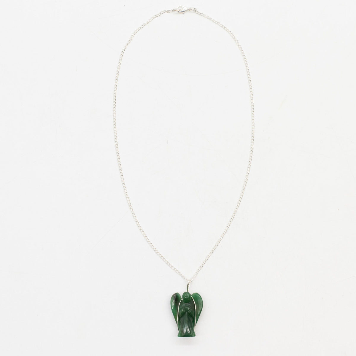 Gemstone Guardian Angel Pendant - Green Aventurine product image 3