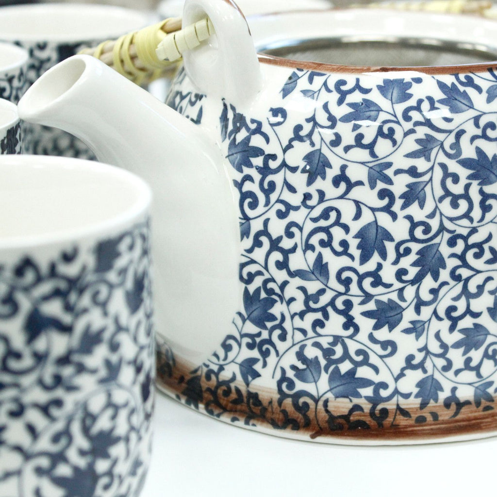 Herbal Teapot Set - Blue Pattern product image 8