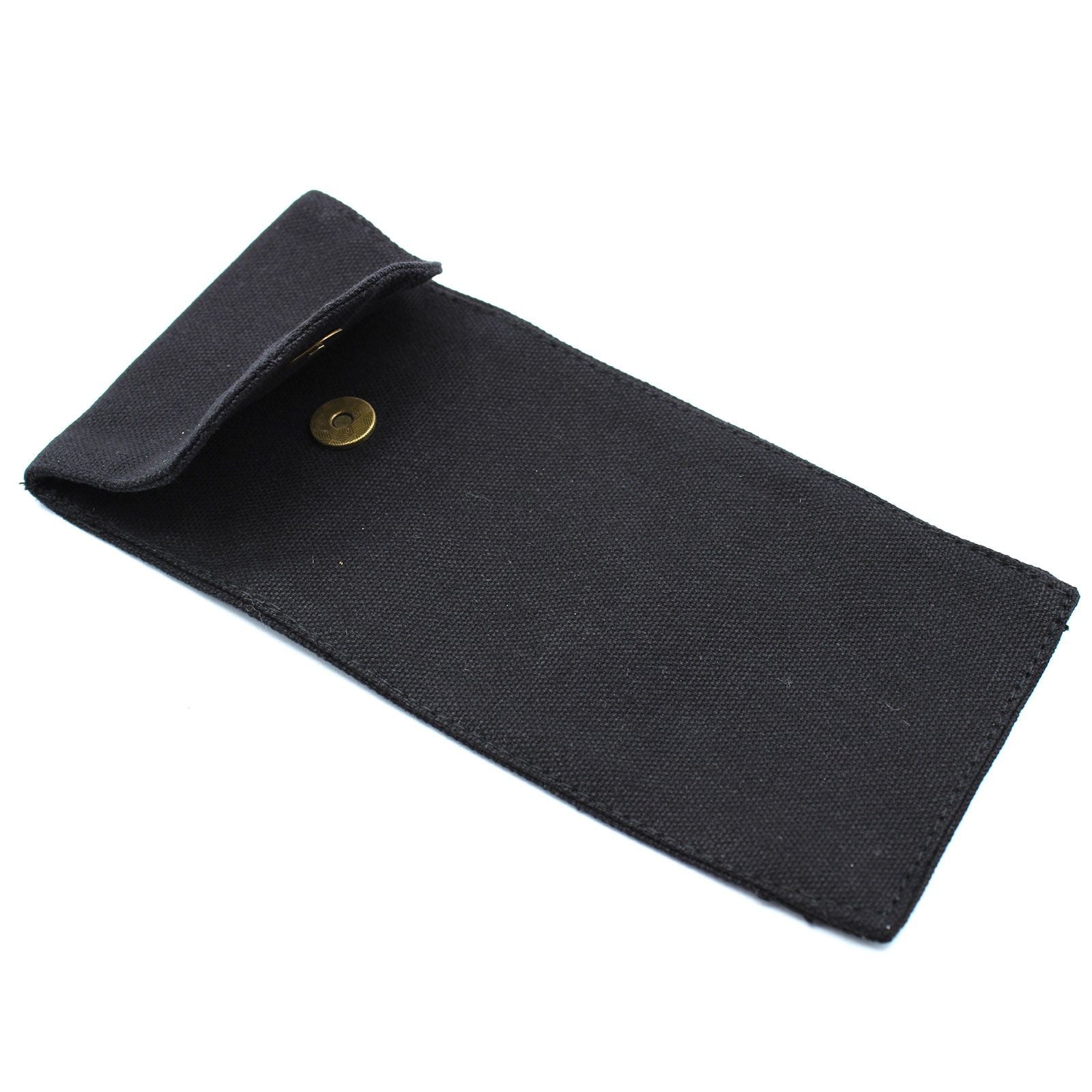 Cotton Pouch for Gemstone Face Rollers – Black (9 × 19 cm) product image