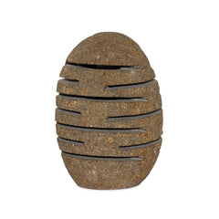 Natural Riverstone Candle Holder - Standing Stone Cut (10x13x22cm) product image
