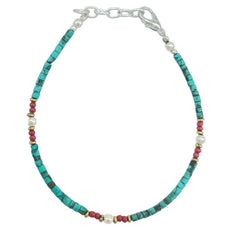 Nepalese Extra Fine Gem Bracelet - Turquoise Beads product image 8