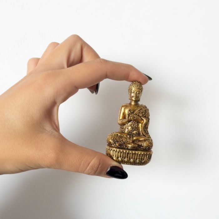 Brass Miniature Gods - Buddha (110gms) - 76mm product image 2