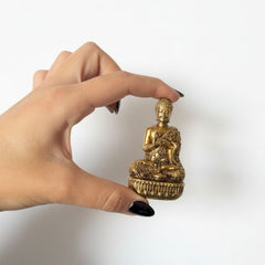Brass Miniature Gods - Buddha (110gms) - 76mm product image 2