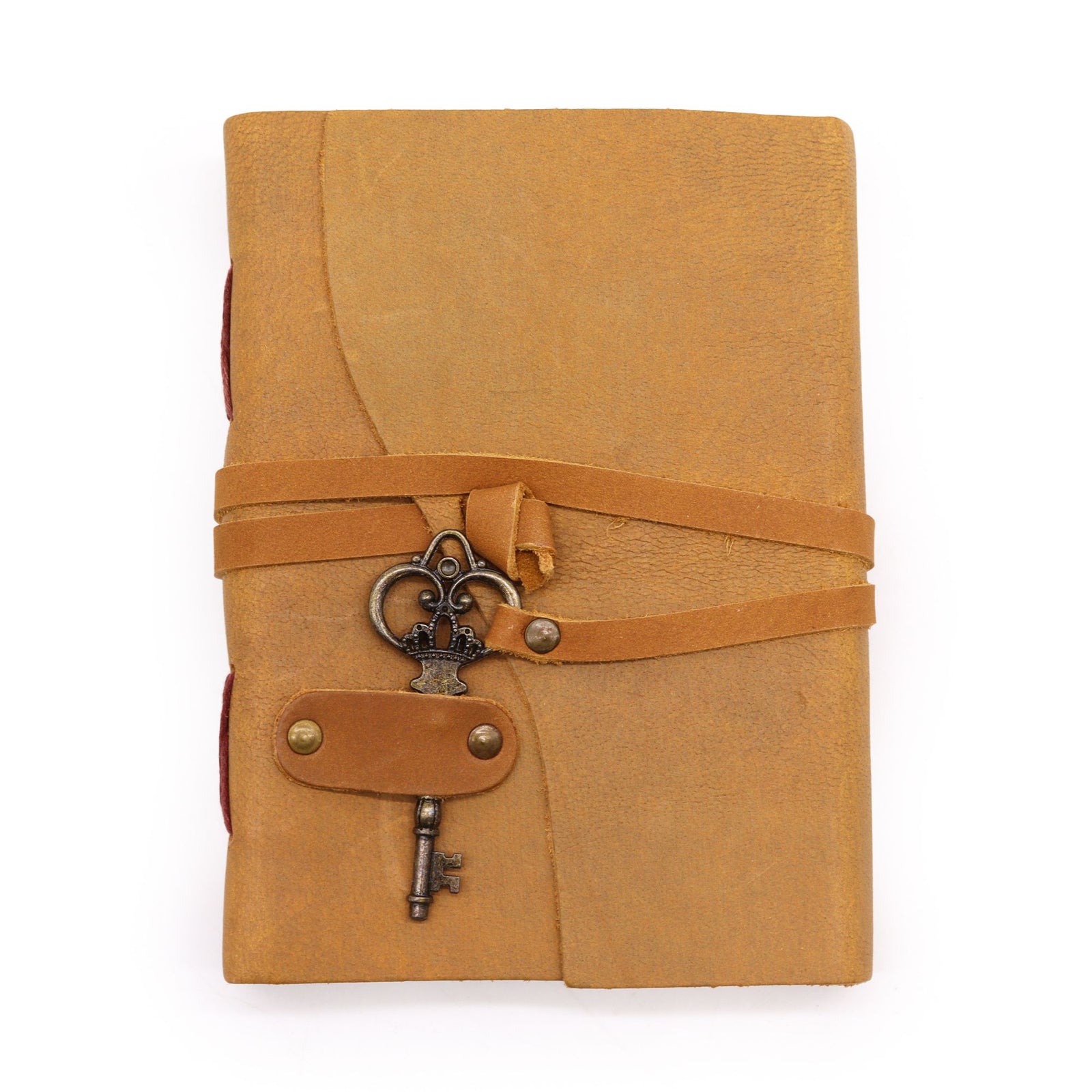 Oiled Tan Leather & Key - 200 pages - 13x18cm product image