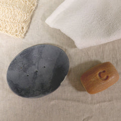 Grey Soapstone Soap Dish 10x12cm- Classic Oval product image 5