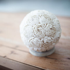 Boho Sea Shell Lamp - Rose Globe - 15cm product image 2