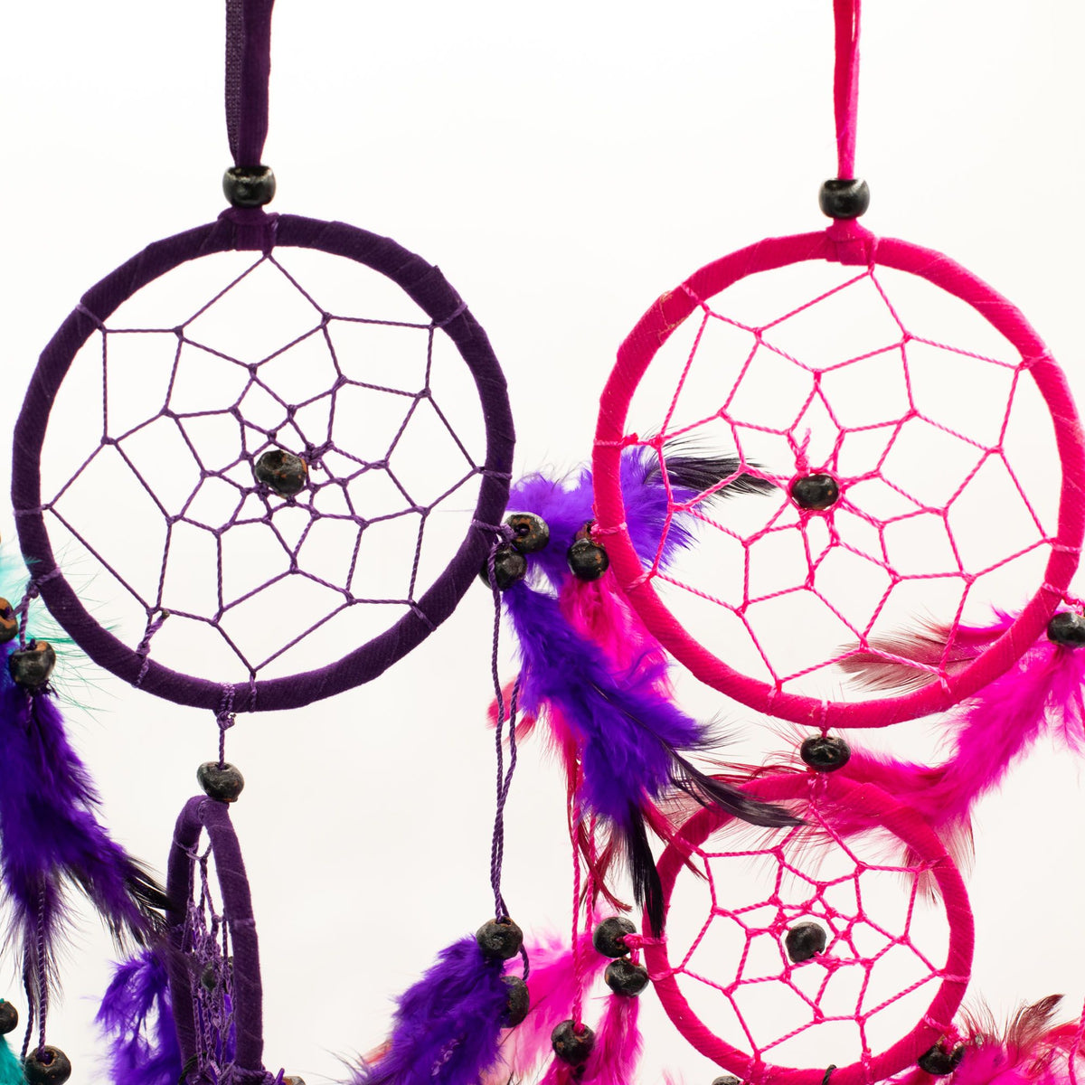 Bali Dreamcatchers - Medium Round - Turq/Pink/Purp product image 4