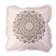 Lotus Mandala Cushion Cover - 60x60cm - bronze product image 3