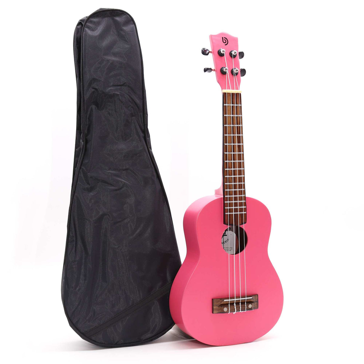 Artisan Made Ukulele - Bright Pink Finish (4 String) product image 3