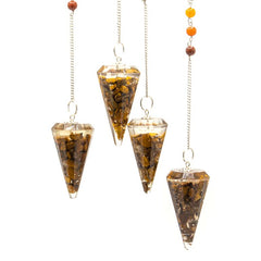 Orgonite Power Chakra Pendulum - Tiger Eye product image 3