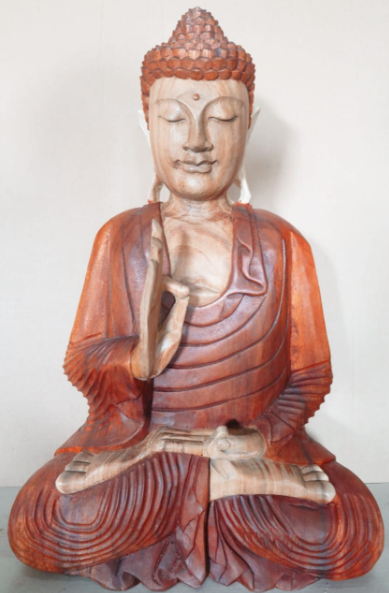 Hand Carved Buddha Statue - 60cm Teaching Transmission product image