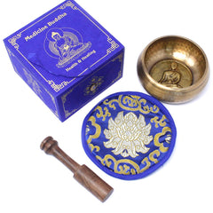 Medicine Buddha Singing Bowl Set 10cm (min 500gm) product image 7