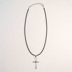 Indian Devotional Pendant - Silver Plated (45cm Cord)- Ankh Symbol of Eternal Life product image 3