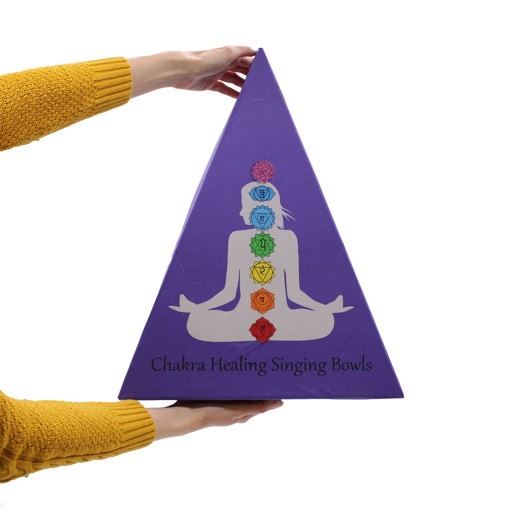 Chakra Pyramid Singing Bowl Gift Set product image 5